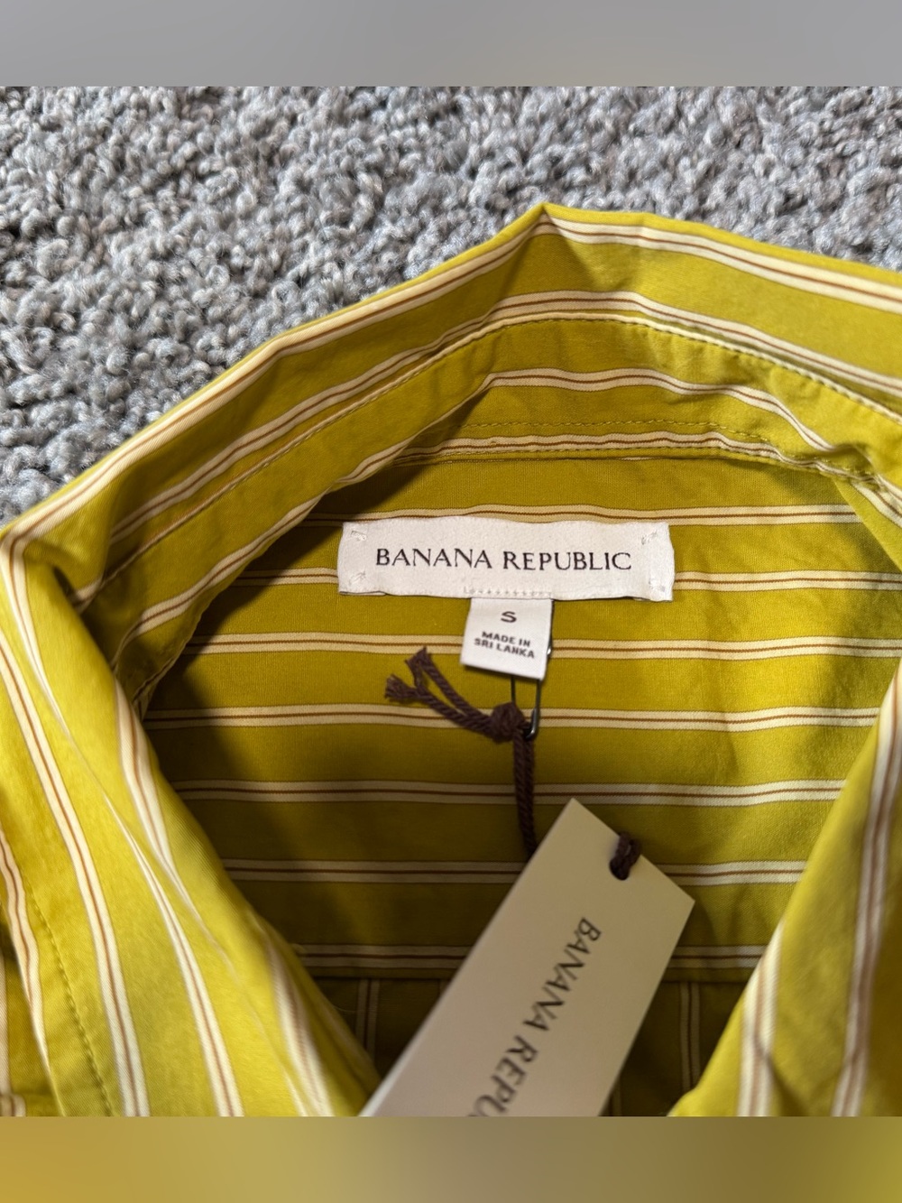 NWT Banana Republic CROPPED COTTON POPLIN SHIRT WITH ELBOW PATCHES - Picture 3 of 4